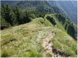 Bohinjsko sedlo - Planina Za Črno goro